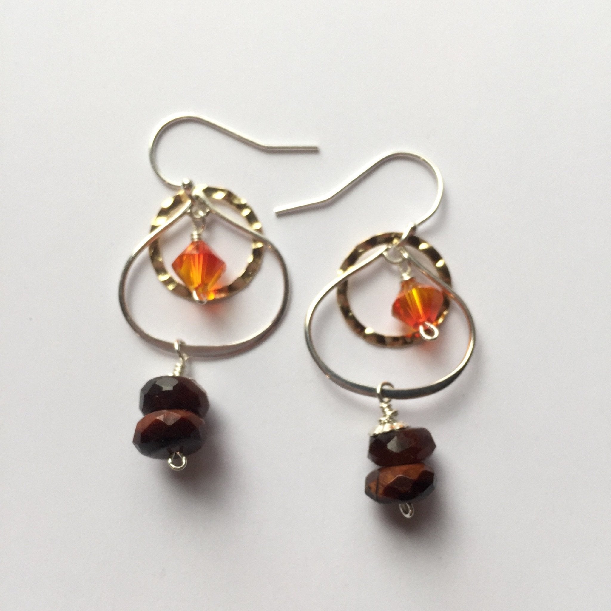 tiger lily earrings Tiger Lily tigers eye earrings